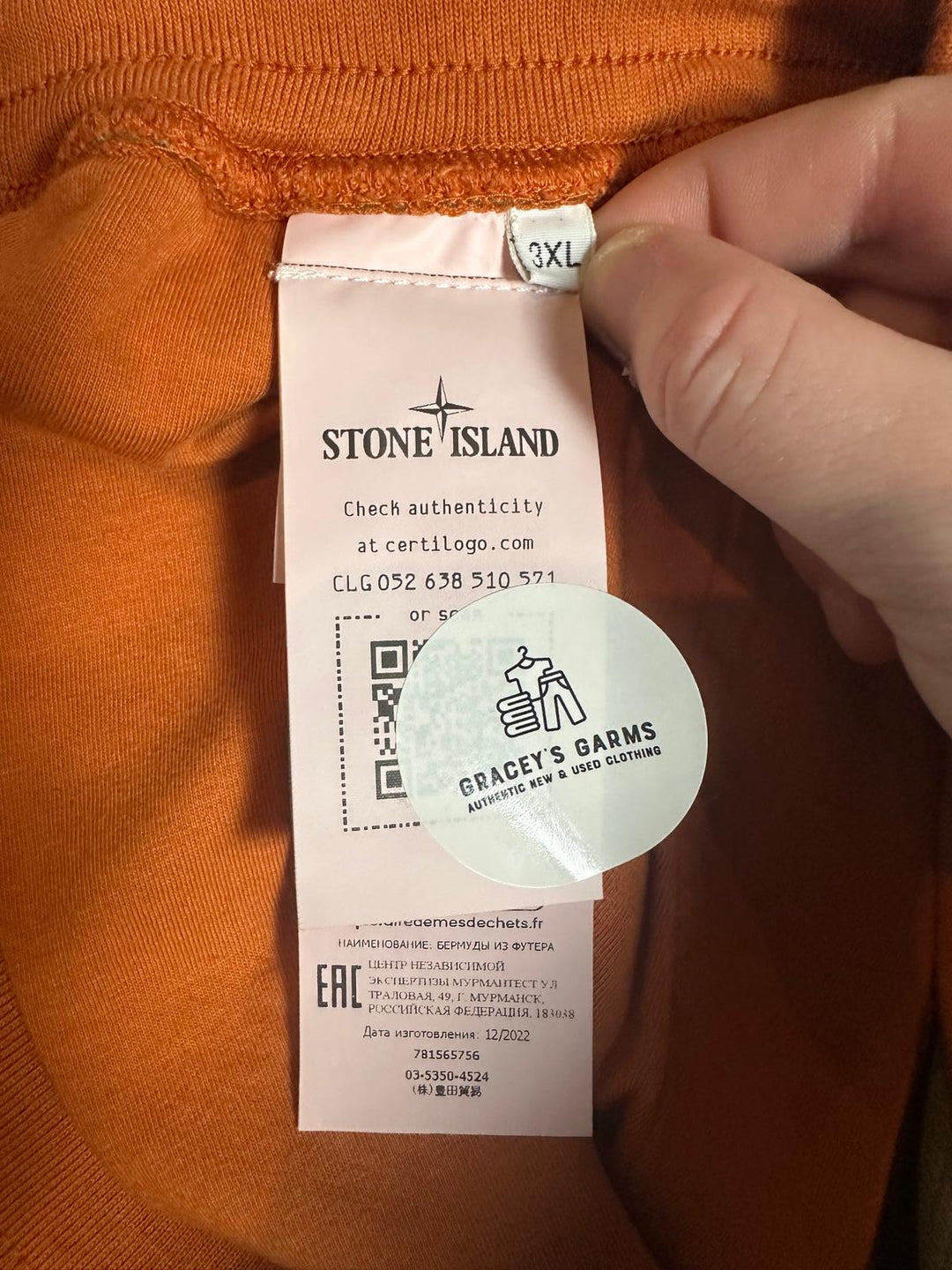 Stone Island Ribbed Bermuda Shorts
