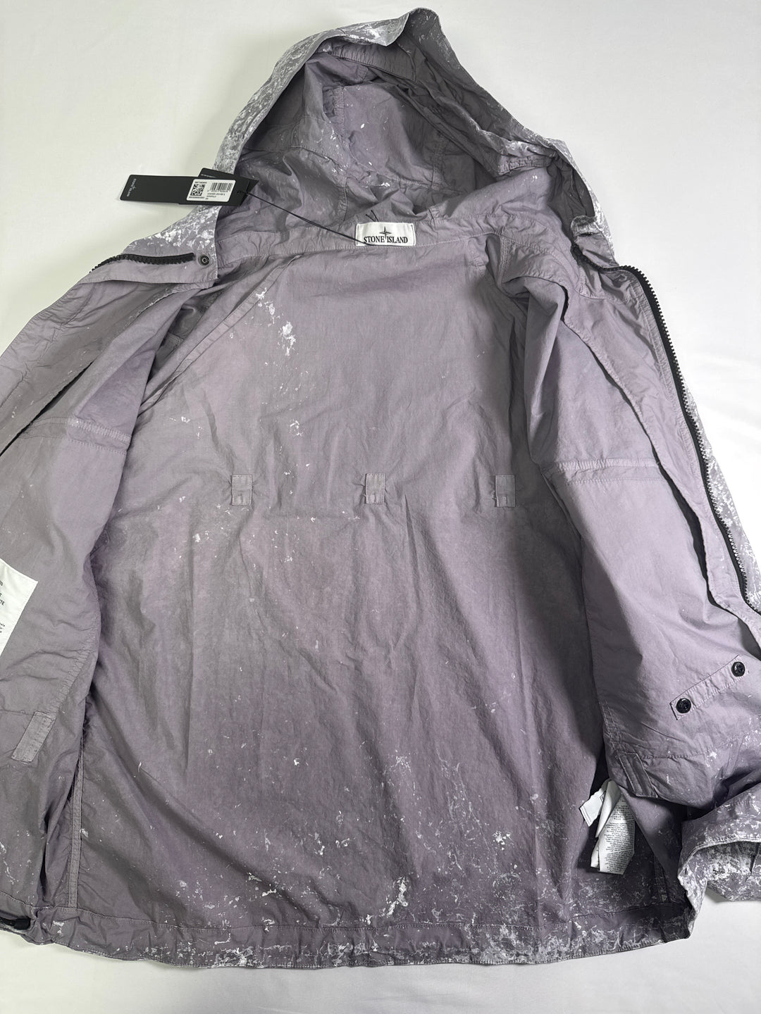 Stone Island White Pigment Paracadute Stretch-TC