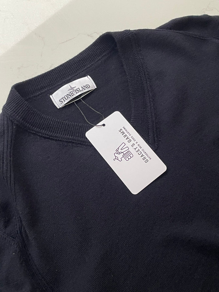 Stone Island Light Knit V Neck Jumper