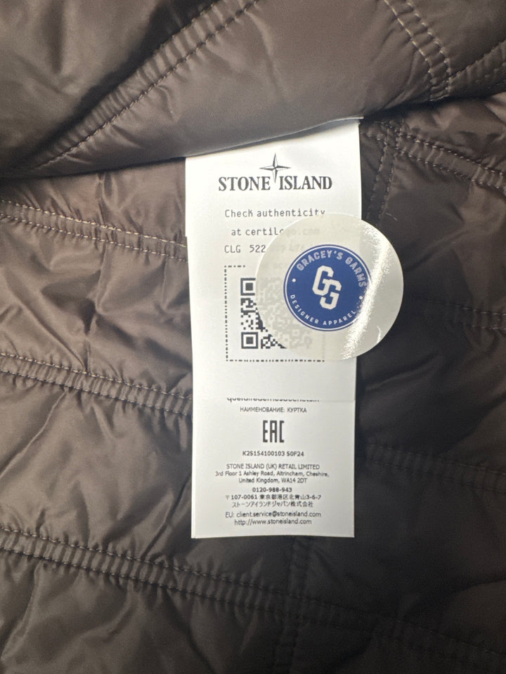 Stone Island Ghost Wool Nylon Flannel Hooded Parka