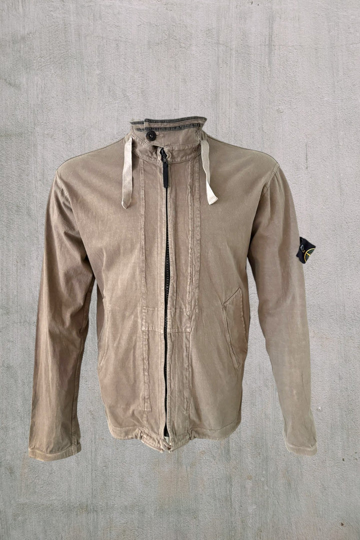 Stone Island Cotton Zip Jacket