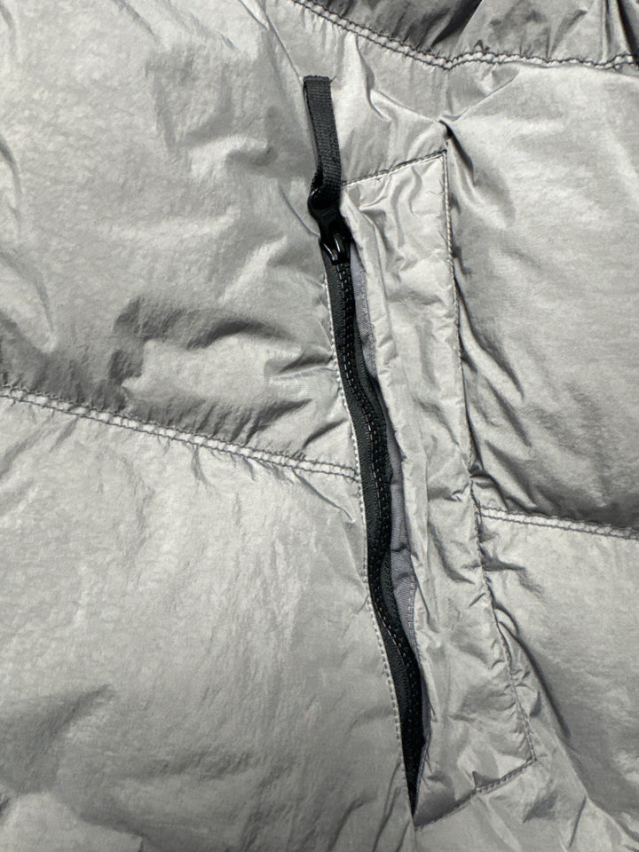Stone Island Garment Dyed Crinkle Reps NY Hooded Down Jacket with Anti-drop