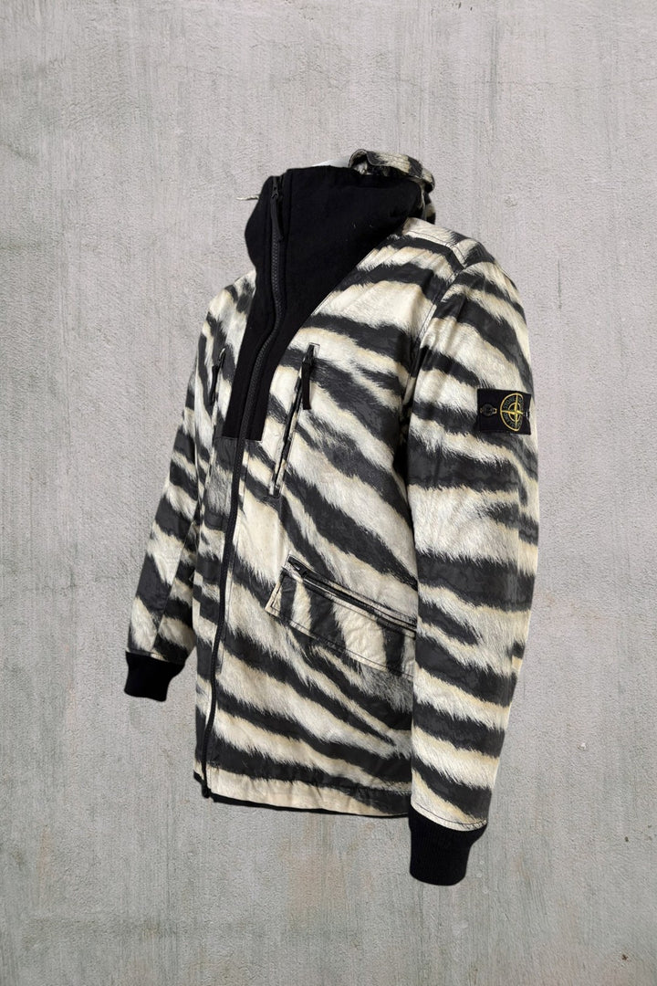 Stone Island White Tiger Camo 50 Fili with Primaloft Insulation