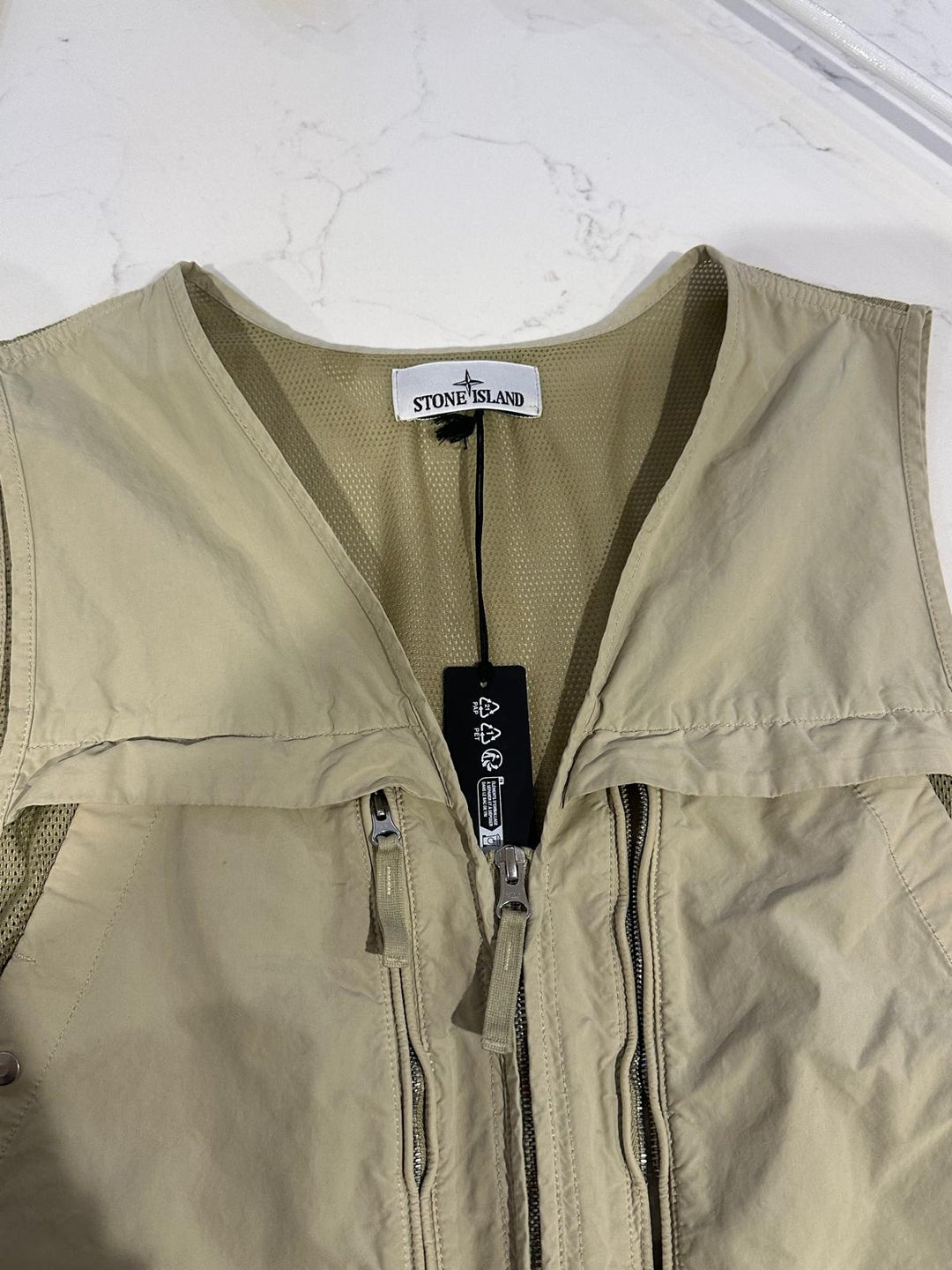 Stone Island David Light TC Poly Net Gilet