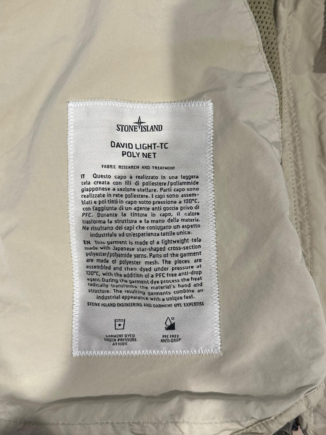 Stone Island David Light TC Poly Net Gilet