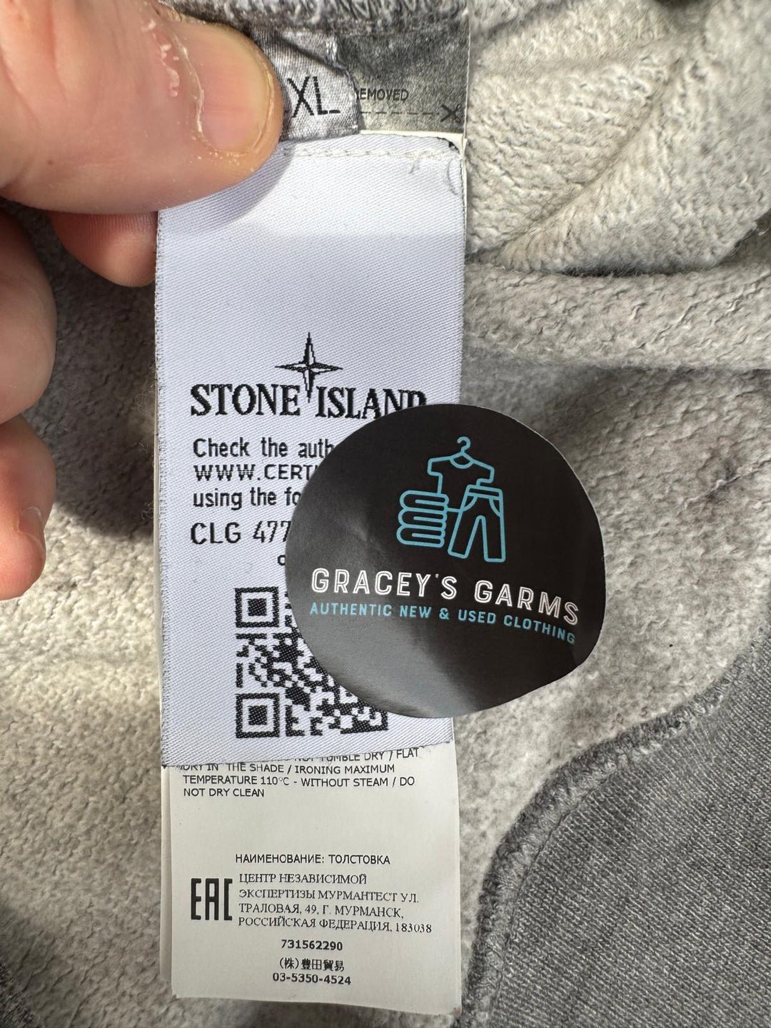 Stone Island Dust Jumper Grey