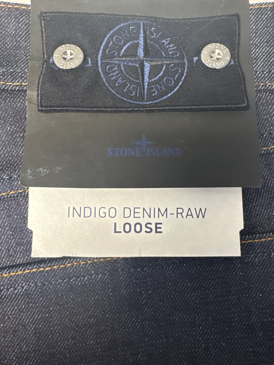 Stone Island Stretch Indigo Denim - Raw Loose