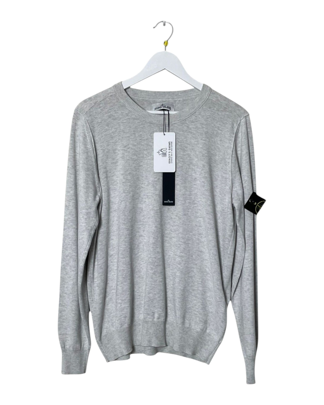 Stone Island Garment Dyed Light Knit Crew Neck