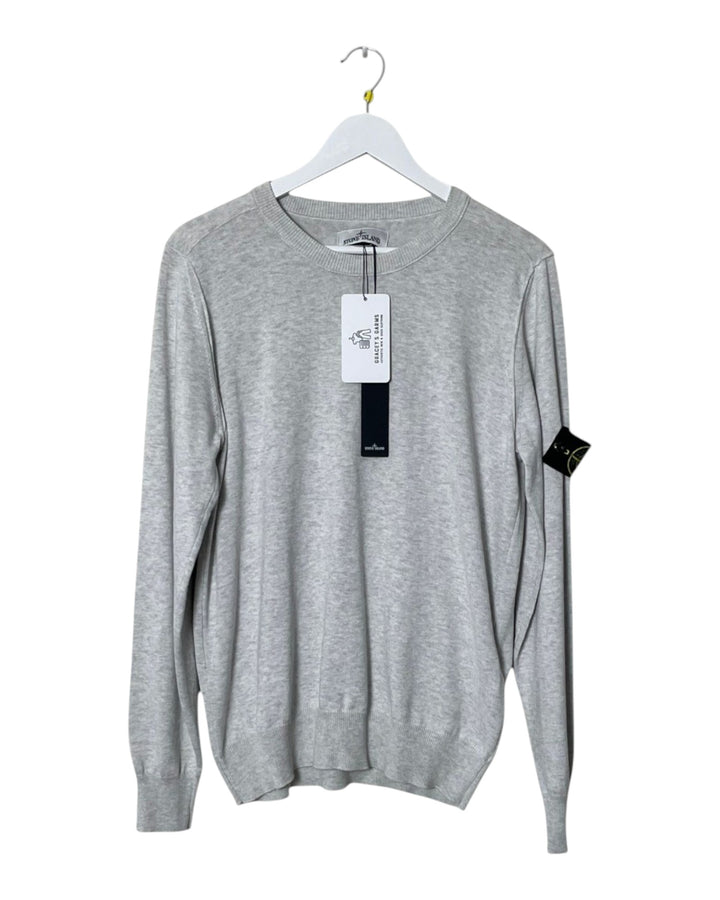 Stone Island Garment Dyed Light Knit Crew Neck