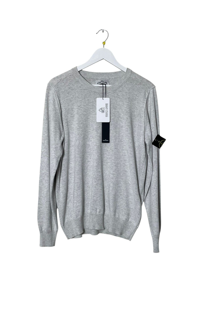 Stone Island Garment Dyed Light Knit Crew Neck