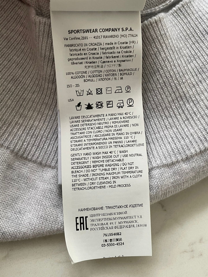 Stone Island Garment Dyed Light Knit Crew Neck