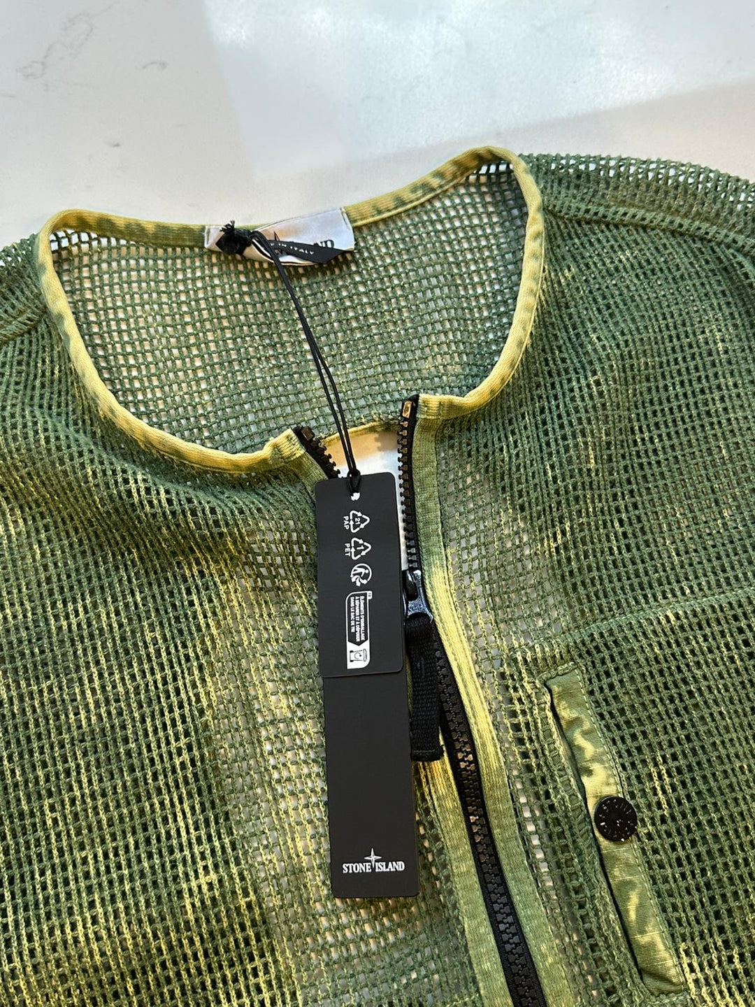 Stone Island Ripstop Cotton Mesh Off-Dye OVD Gilet