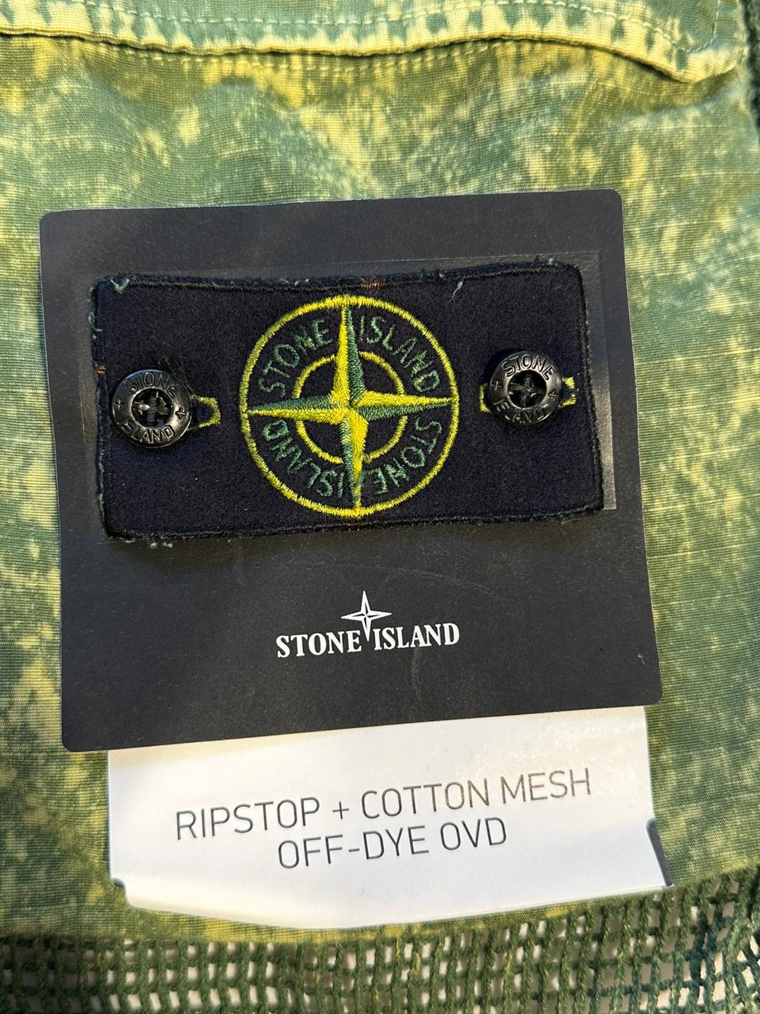 Stone Island Ripstop Cotton Mesh Off-Dye OVD Gilet