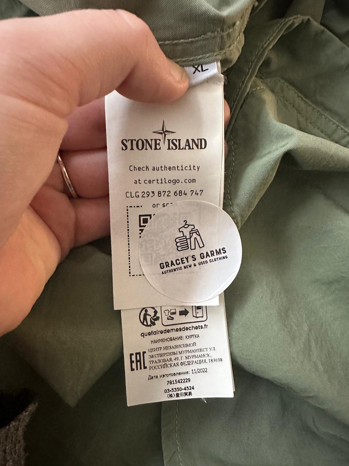 Stone Island Cupro Cotton Twill-TC Smock