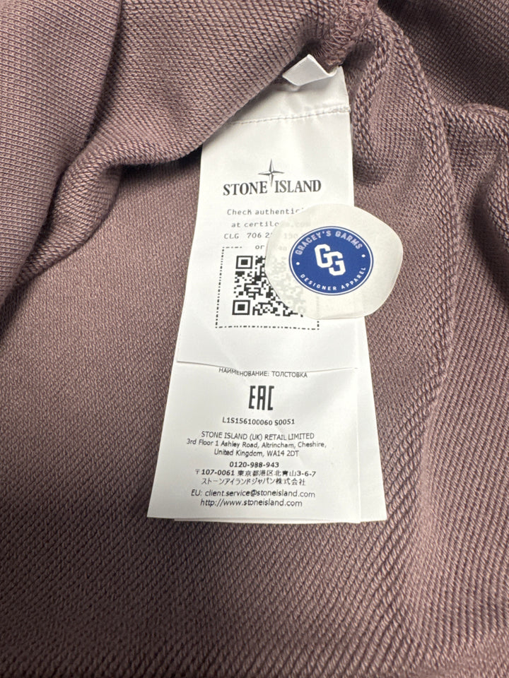 Stone Island Regular-fit crewneck sweatshirt with raglan sleeves Organic Cotton Fleece