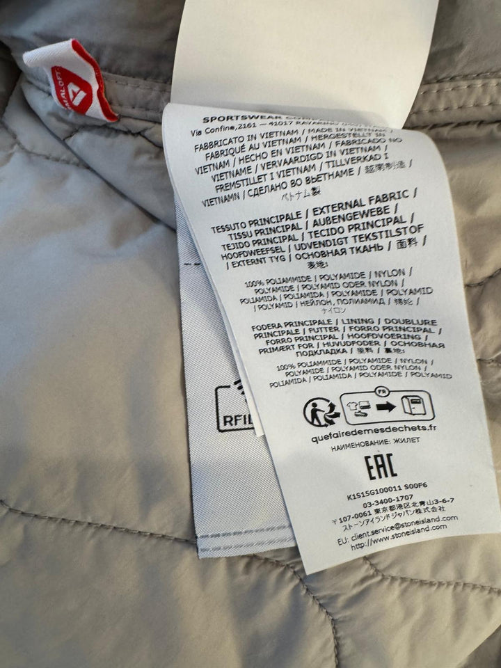 Stone Island Smerigliato Ghost Gilet With Primaloft Insulation