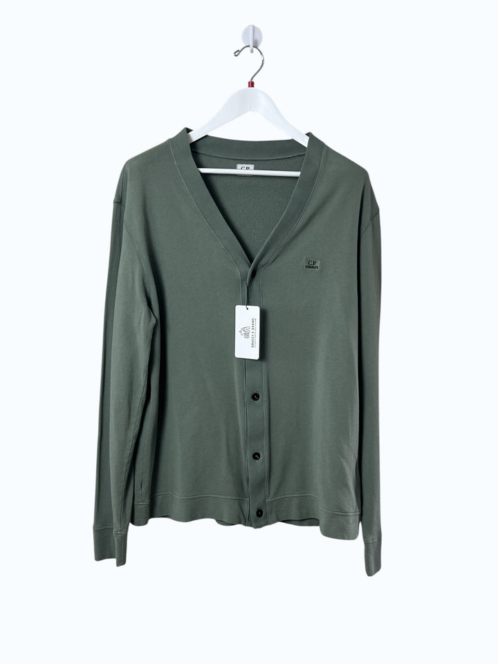 CP Company Diagonal Raised Fleece Cardigan