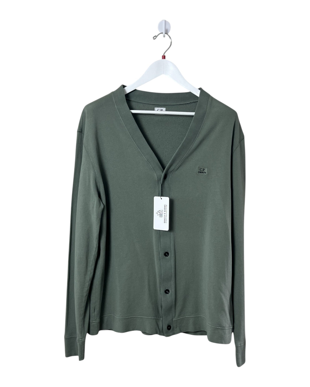 CP Company Diagonal Raised Fleece Cardigan