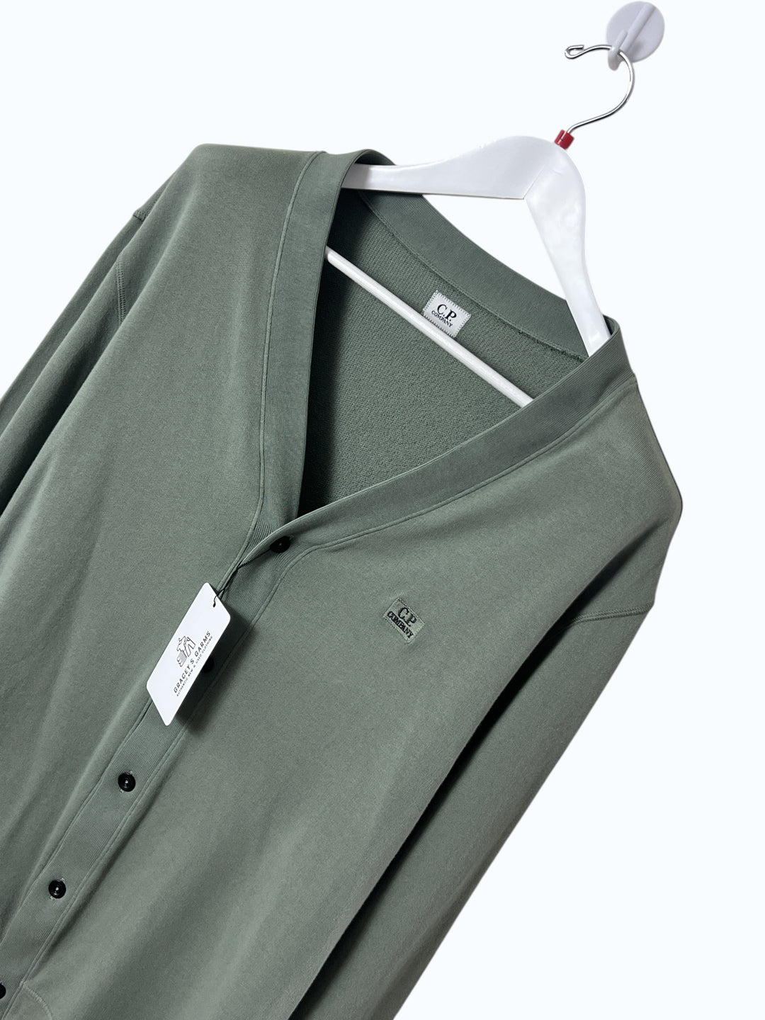 CP Company Diagonal Raised Fleece Cardigan