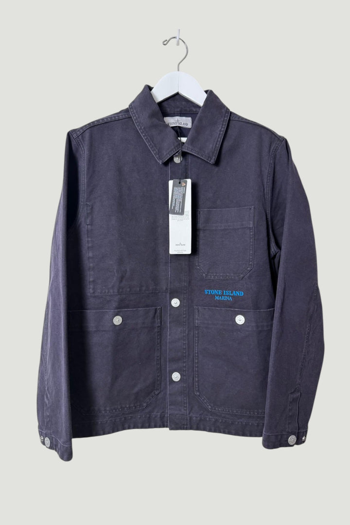 Stone Island Marina Plated Cotton Canvas