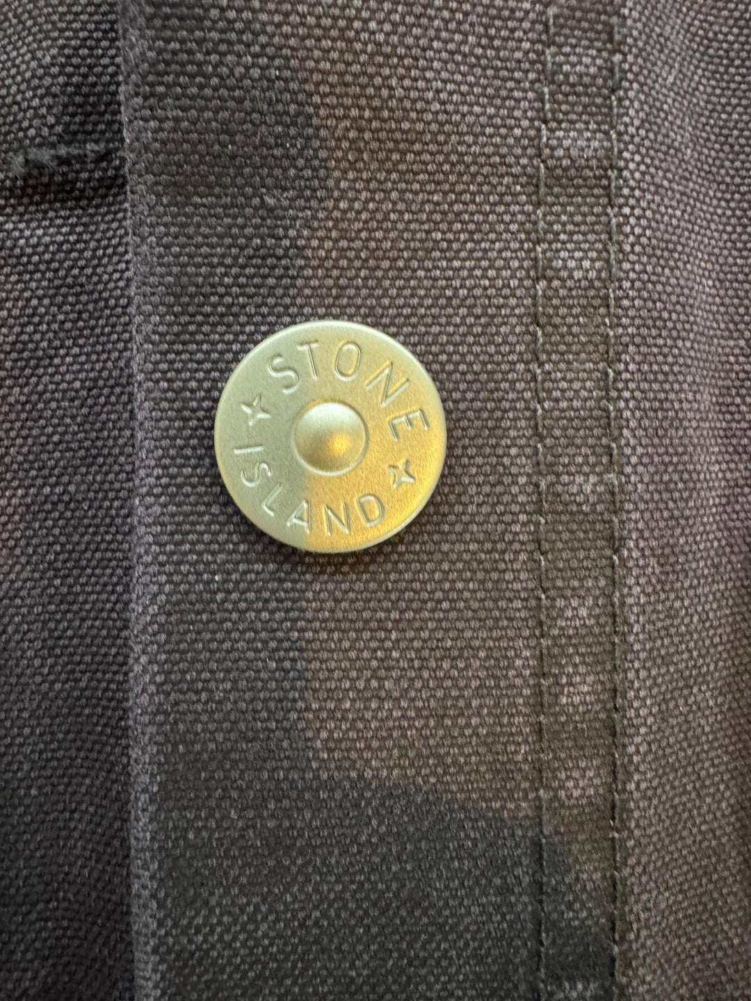 Stone Island Marina Plated Cotton Canvas