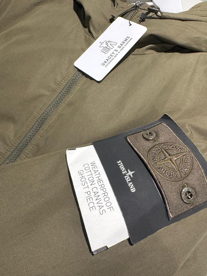 Stone Island Weatherproof Cotton Canvas Ghost Piece