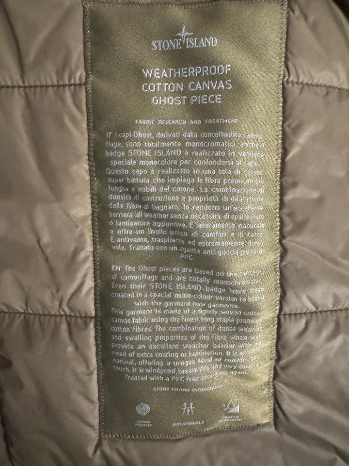 Stone Island Weatherproof Cotton Canvas Ghost Piece