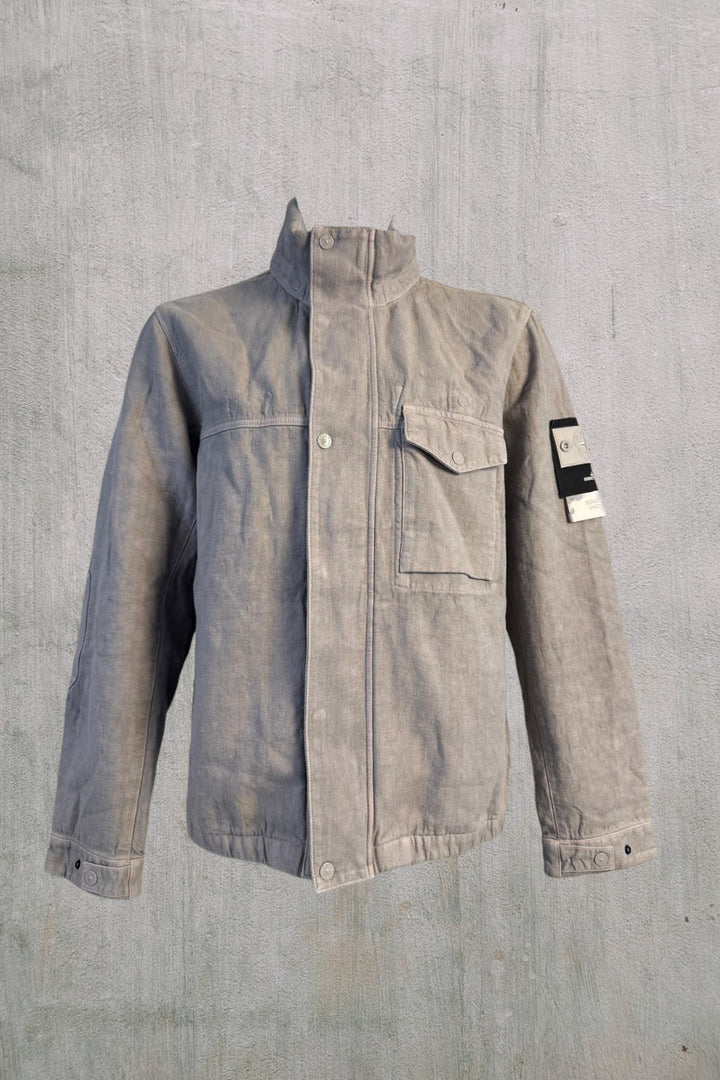 Stone Island Bonded Linen Ghost Jacket