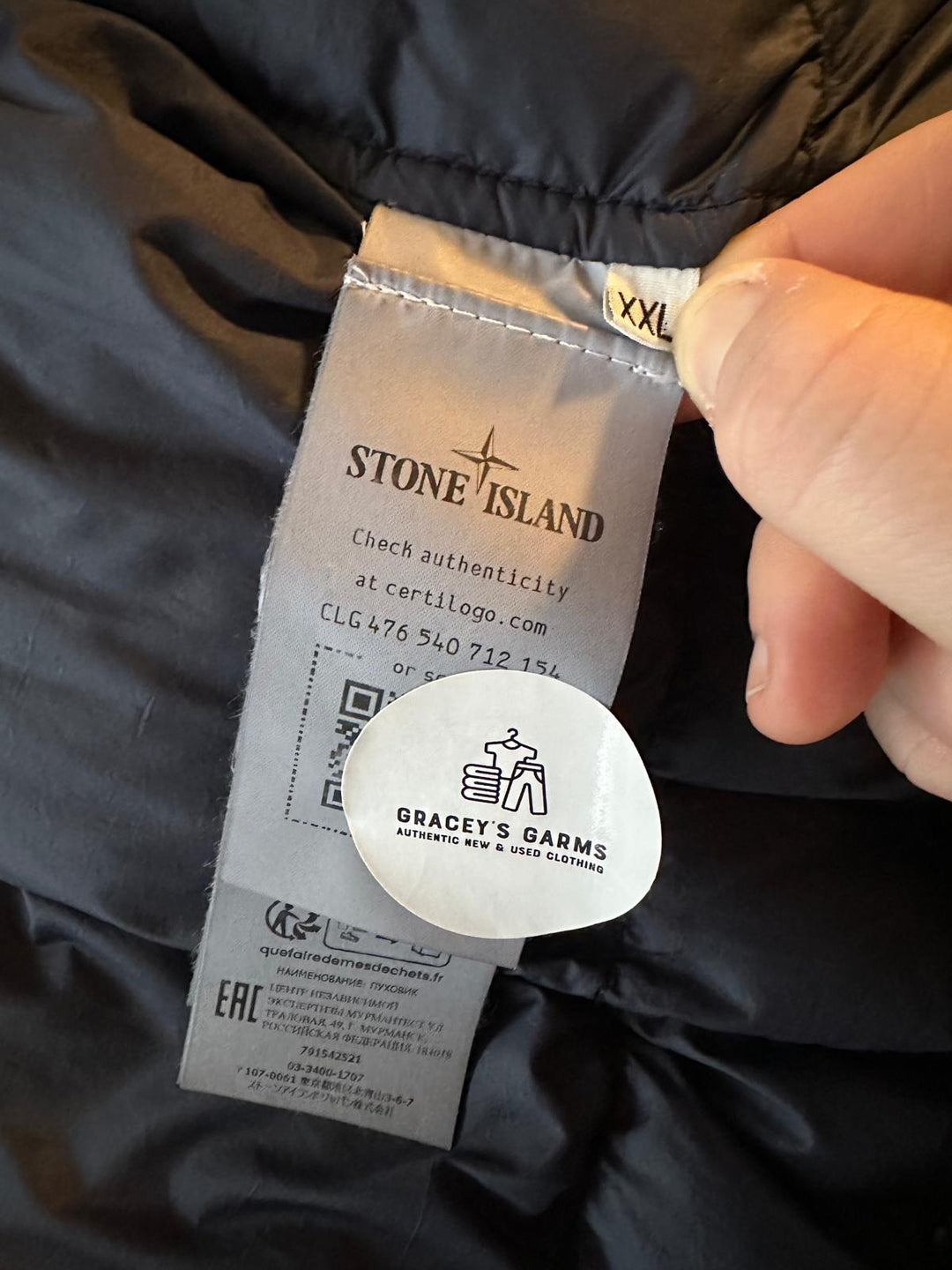 Stone Island Opaque Nylon Twill Down-TC