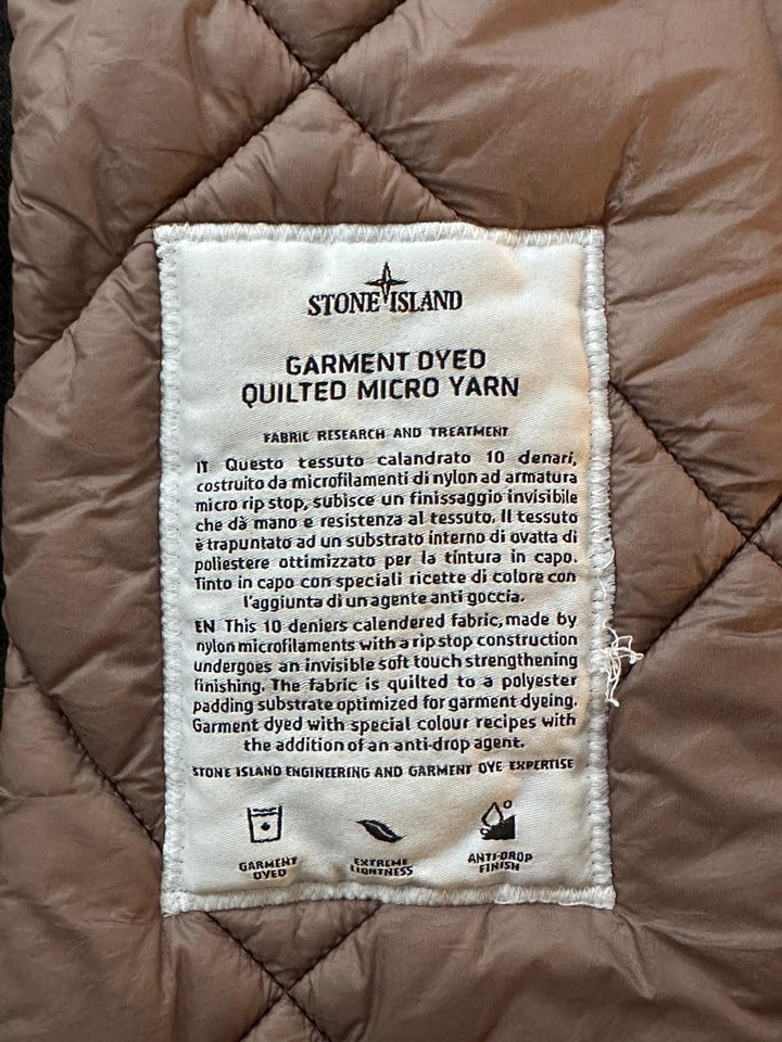 Stone Island Garment Dyed Quilted Micro Yarn