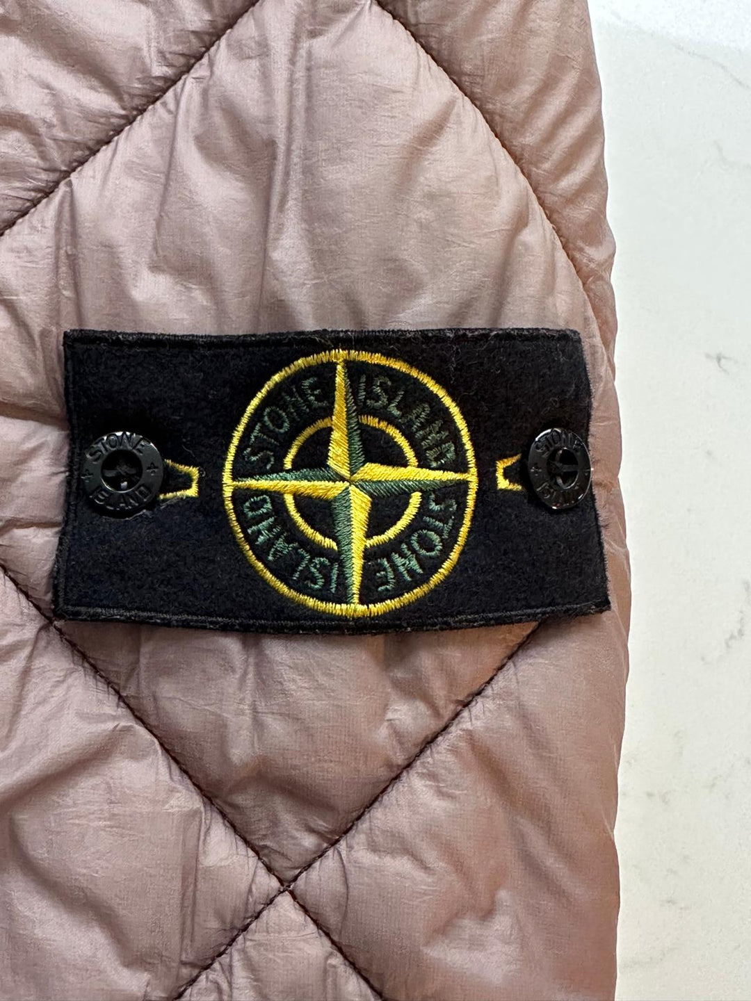 Stone Island Garment Dyed Quilted Micro Yarn