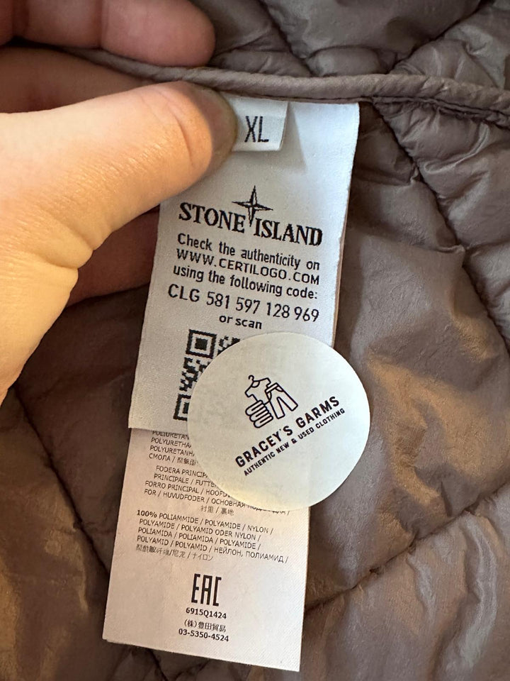 Stone Island Garment Dyed Quilted Micro Yarn