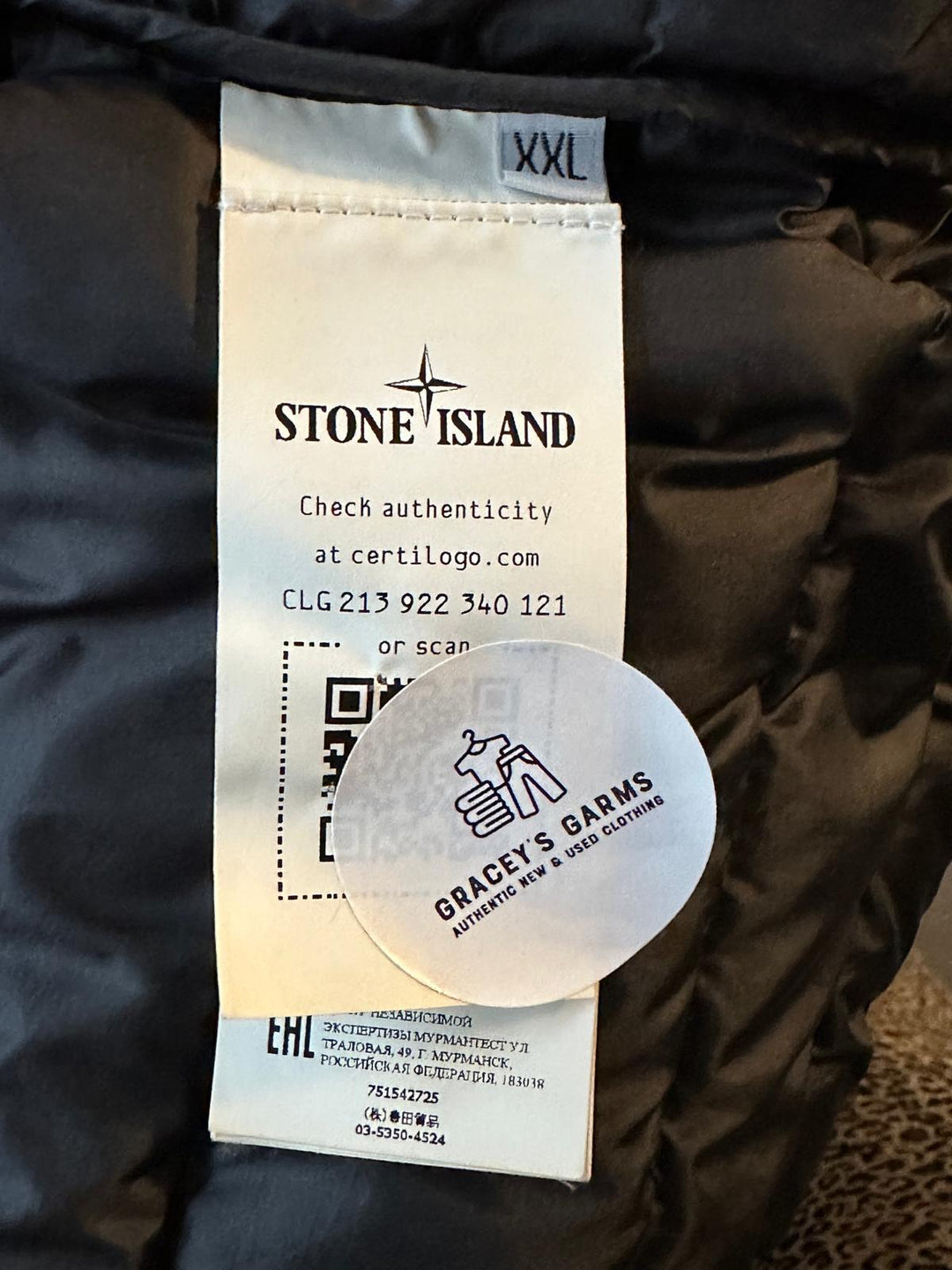 Stone Island O-Cotton / R-Nylon Tela