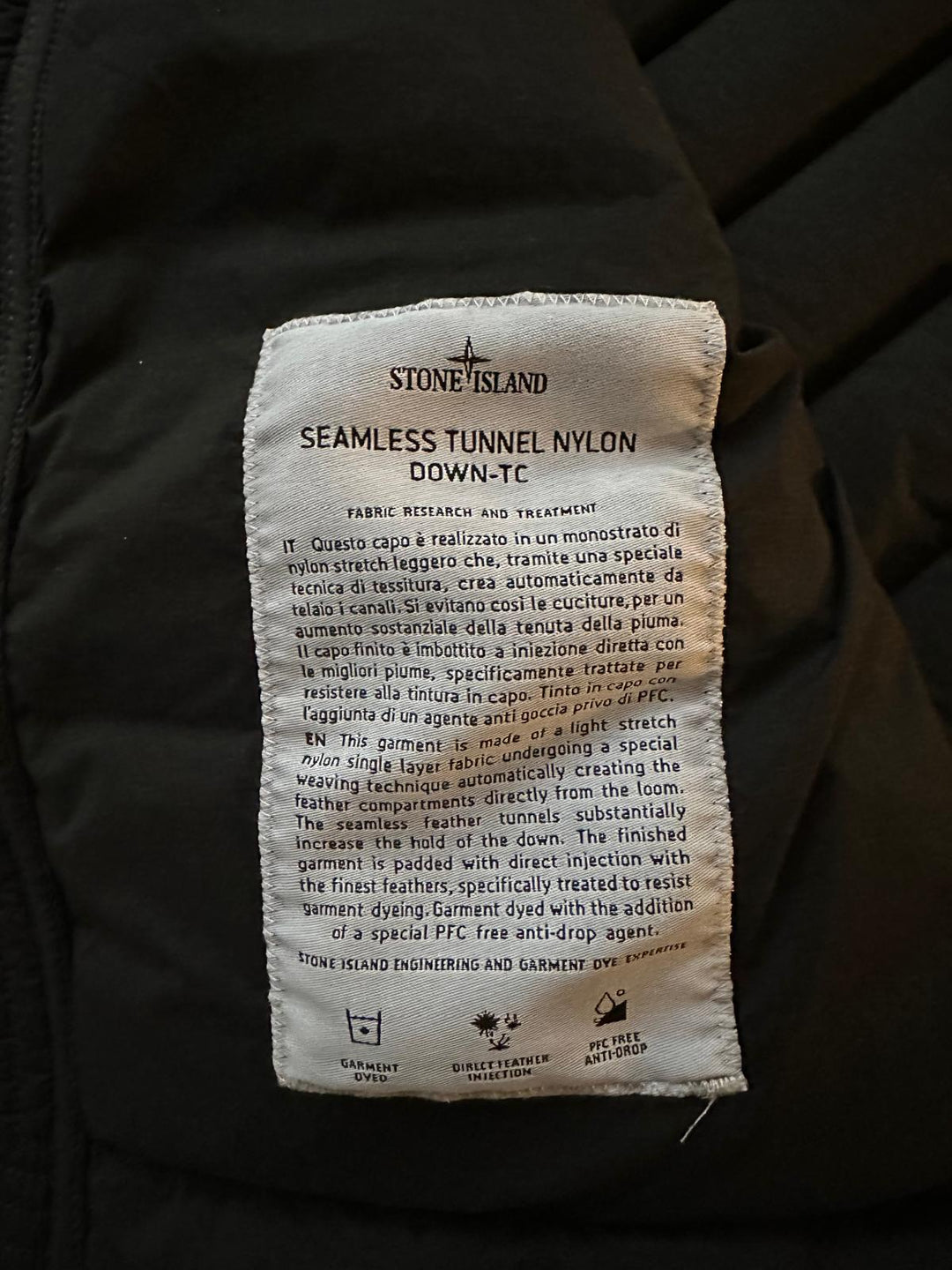 Stone Island Seamless Tunnel Nylon Down-TC Gilet