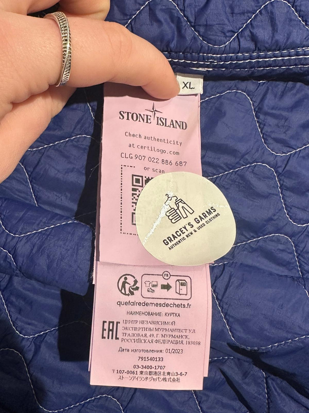 Stone Island 50 Fili Quilted-TC