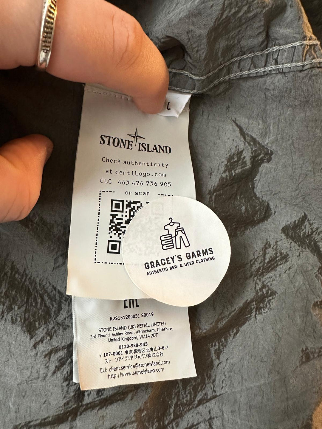 Stone Island Nylon Metal Overshirt - Medium & Large