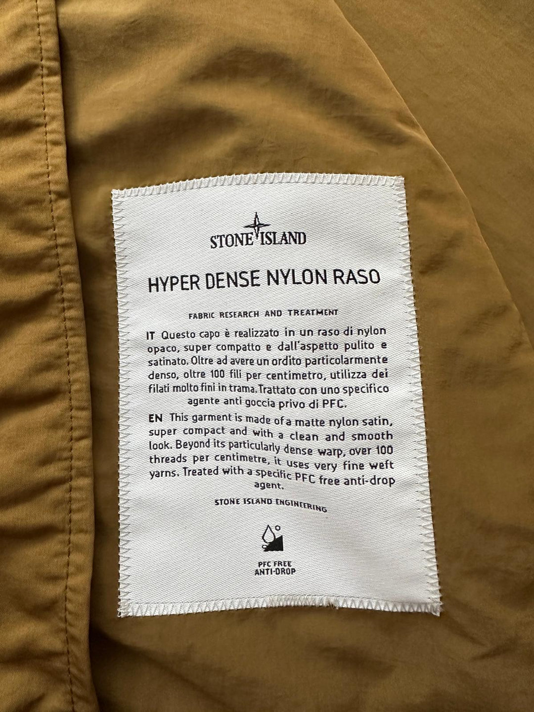 Stone Island Hyper Dense Nylon Raso