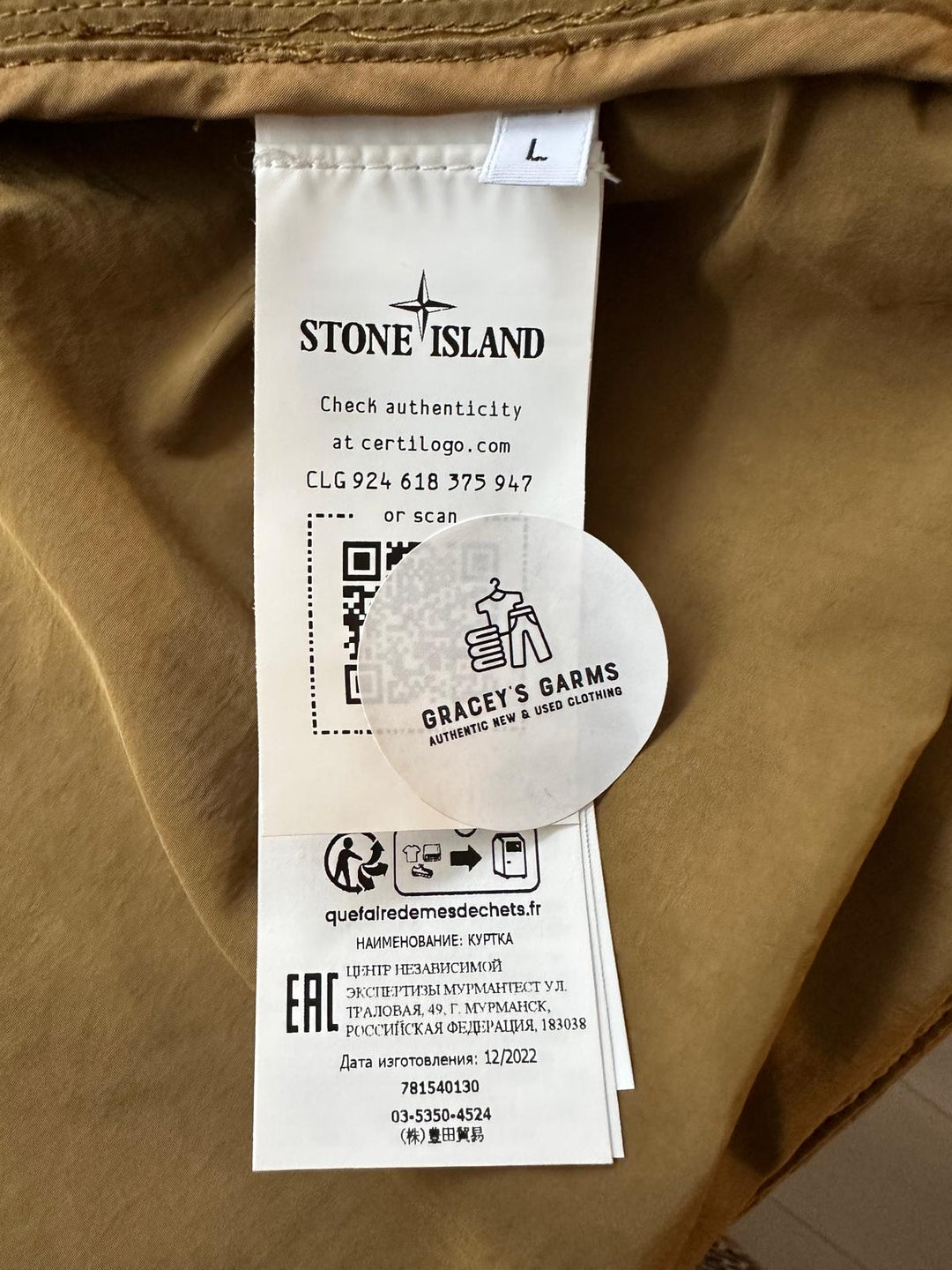 Stone Island Hyper Dense Nylon Raso