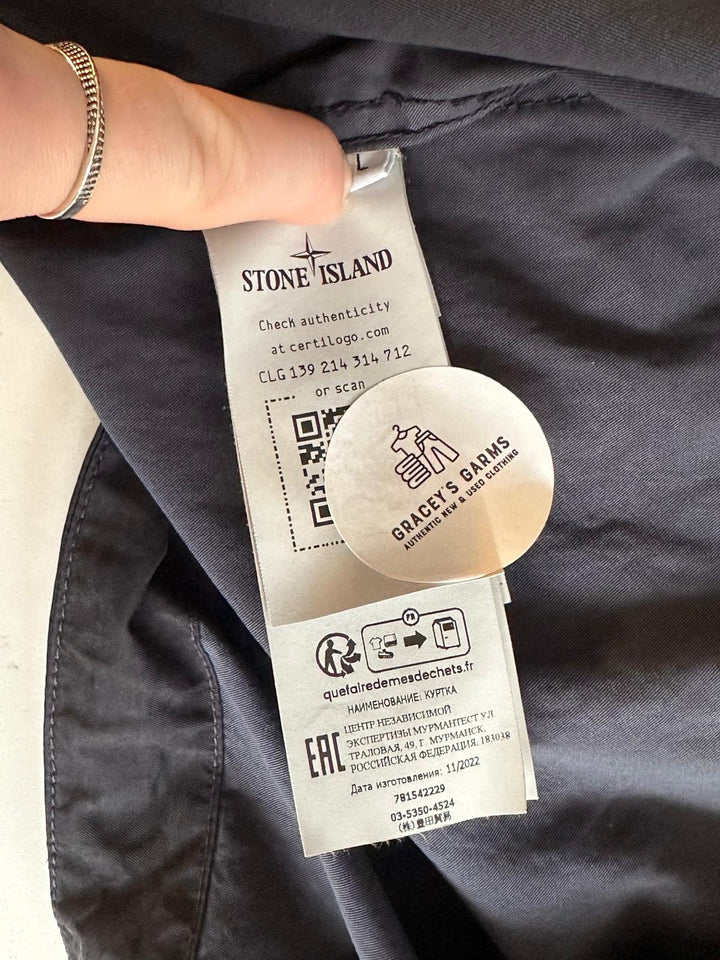 Stone Island Cupro Cotton Twill-TC Smock