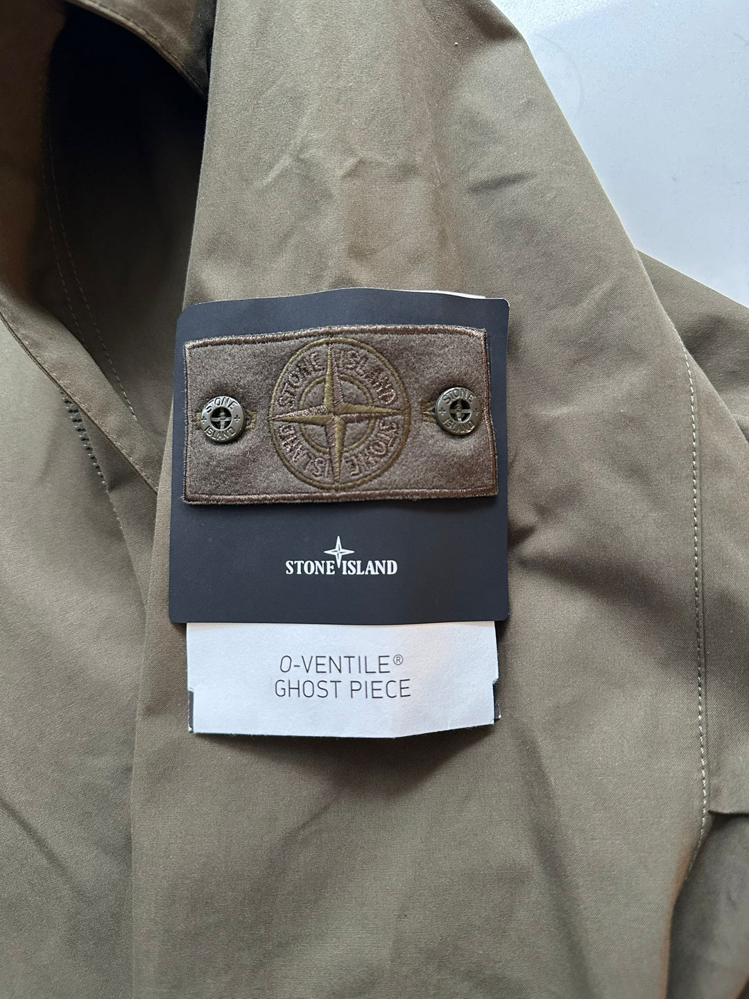 Stone Island O-Ventile Fishtail Parka Ghost Piece