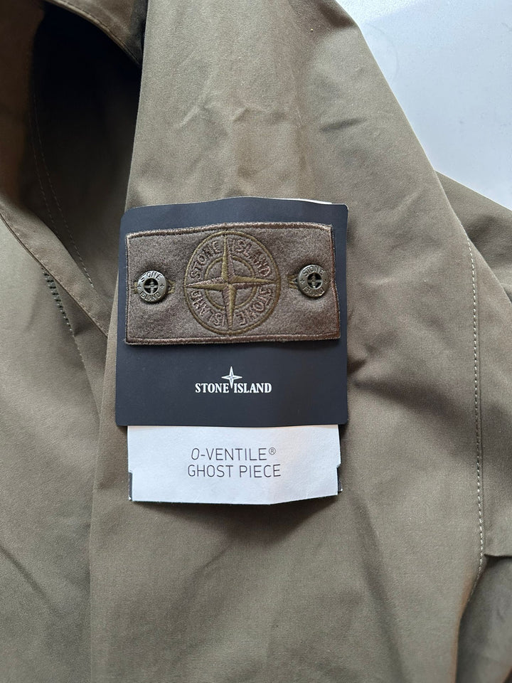 Stone Island O-Ventile Fishtail Parka Ghost Piece