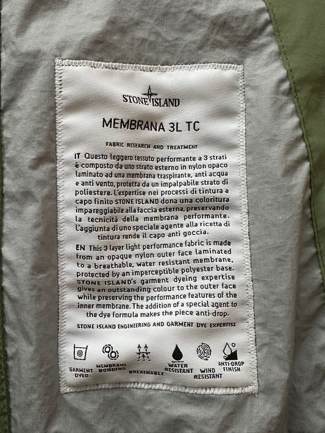 Stone Island Membrana 3L-TC