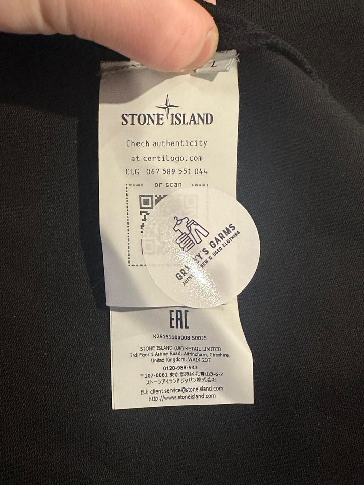Stone Island Black Denim Shirt