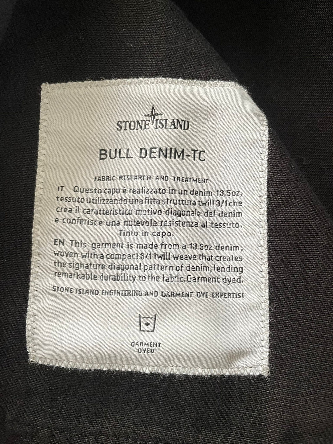Stone Island Bull Denim-TC  Large