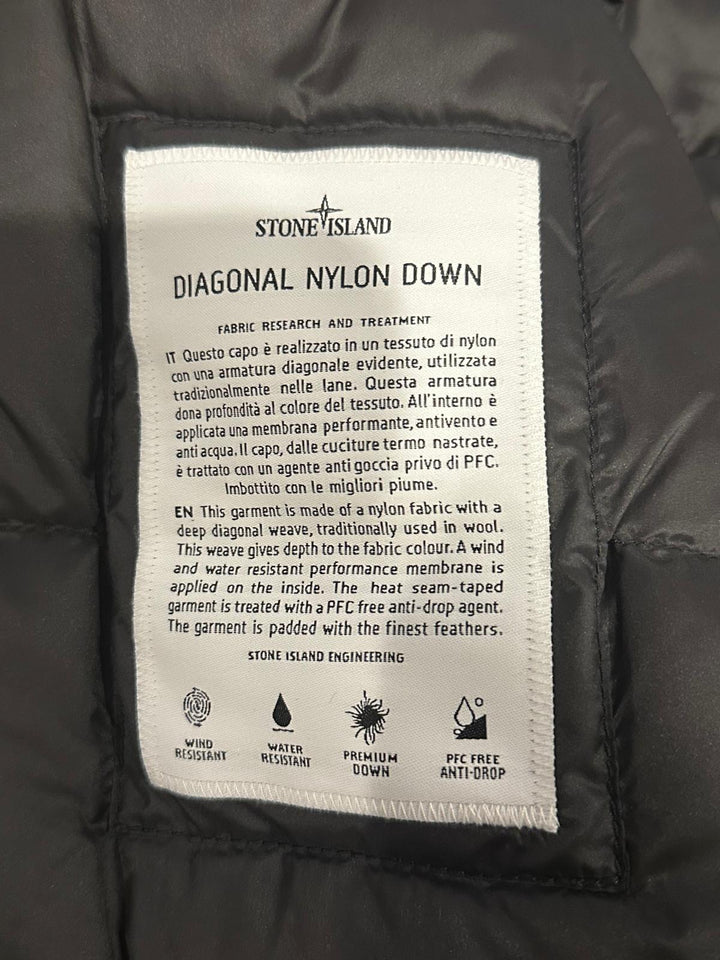 Stone Island Diagonal Nylon Down
