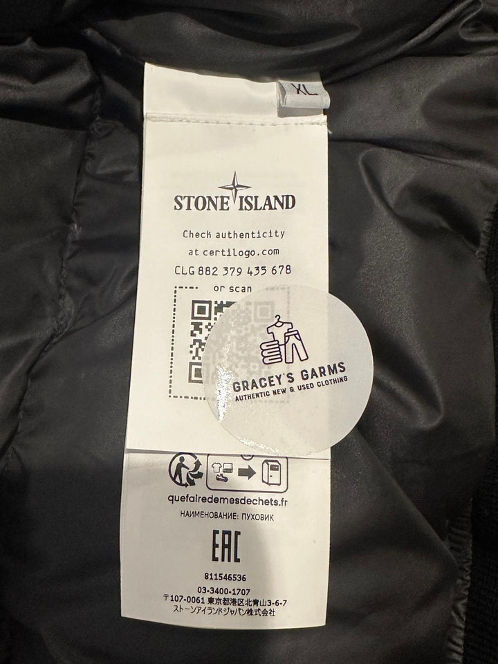 Stone Island Diagonal Nylon Down