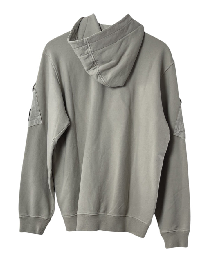 Stone Island Brushed Fleece Zip-Up Hoodie