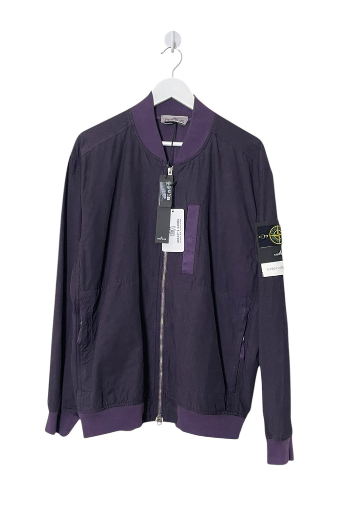 Stone Island Cupro Cotton Twill-TC Bomber Jacket