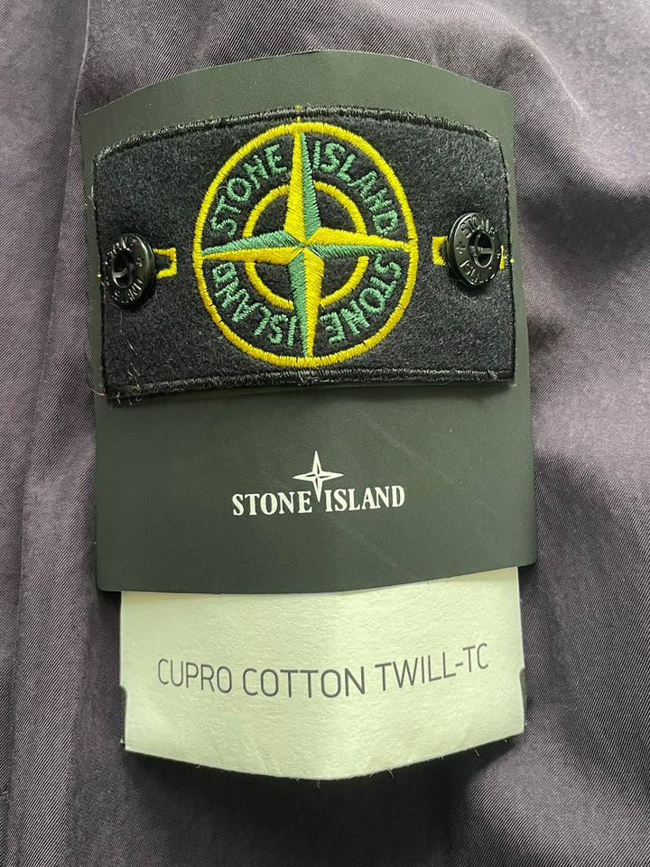 Stone Island Cupro Cotton Twill-TC Bomber Jacket