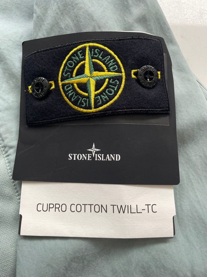 Stone Island Cupro Cotton Twill-TC Bomber Jacket